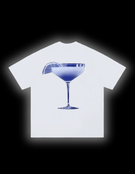 Martini Hour White T-Shirt
