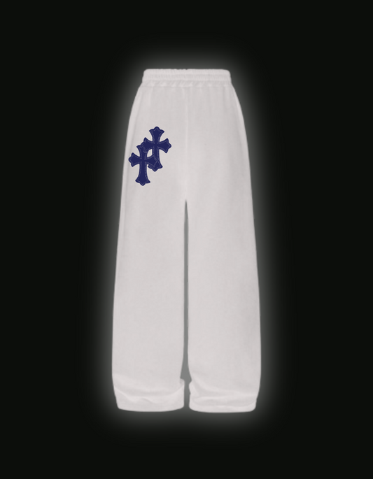Blue Cross Sweatpants