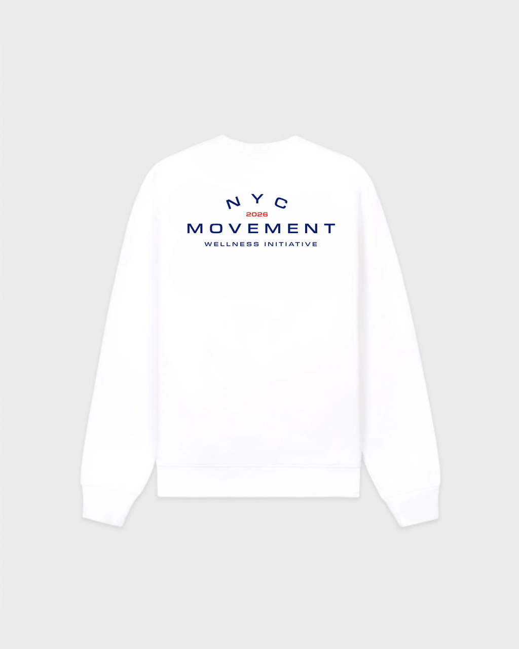 NYC Movement Sweatshirt White