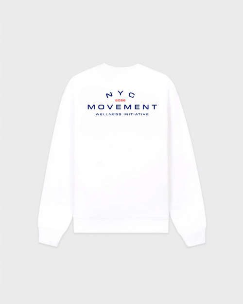 NYC Movement Sweatshirt White