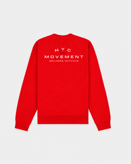 NYC Movement Sweatshirt Red