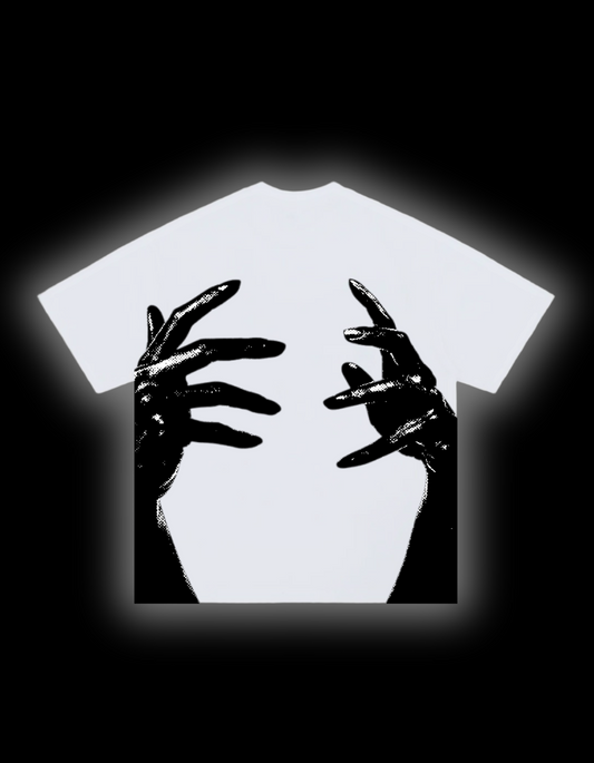 Hands Off White T-Shirt