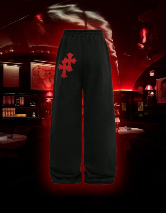 RED CROSS SWEATPANTS