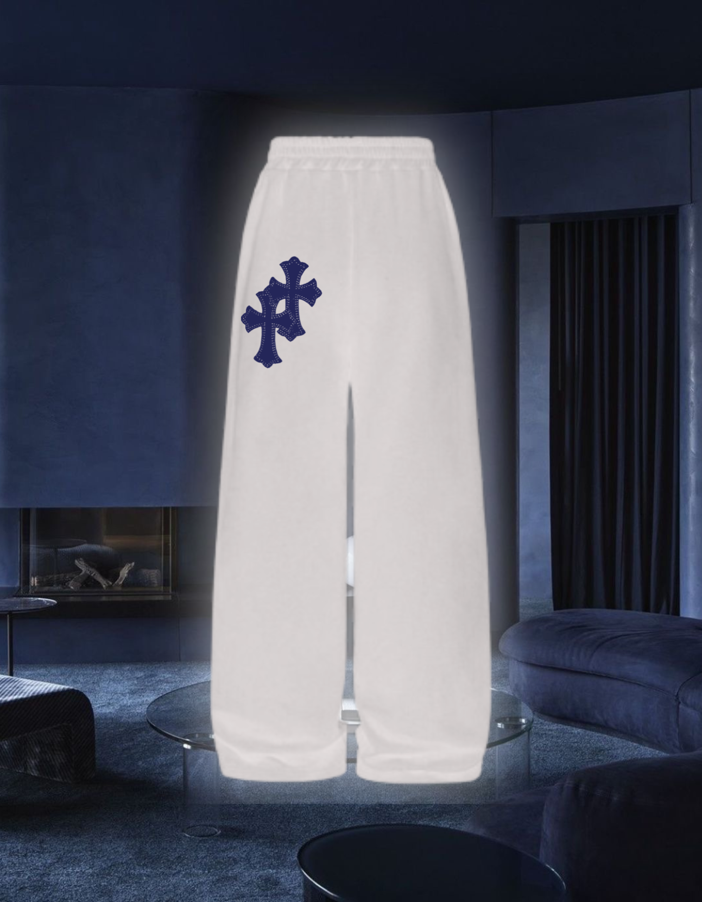 Blue Cross Sweatpants
