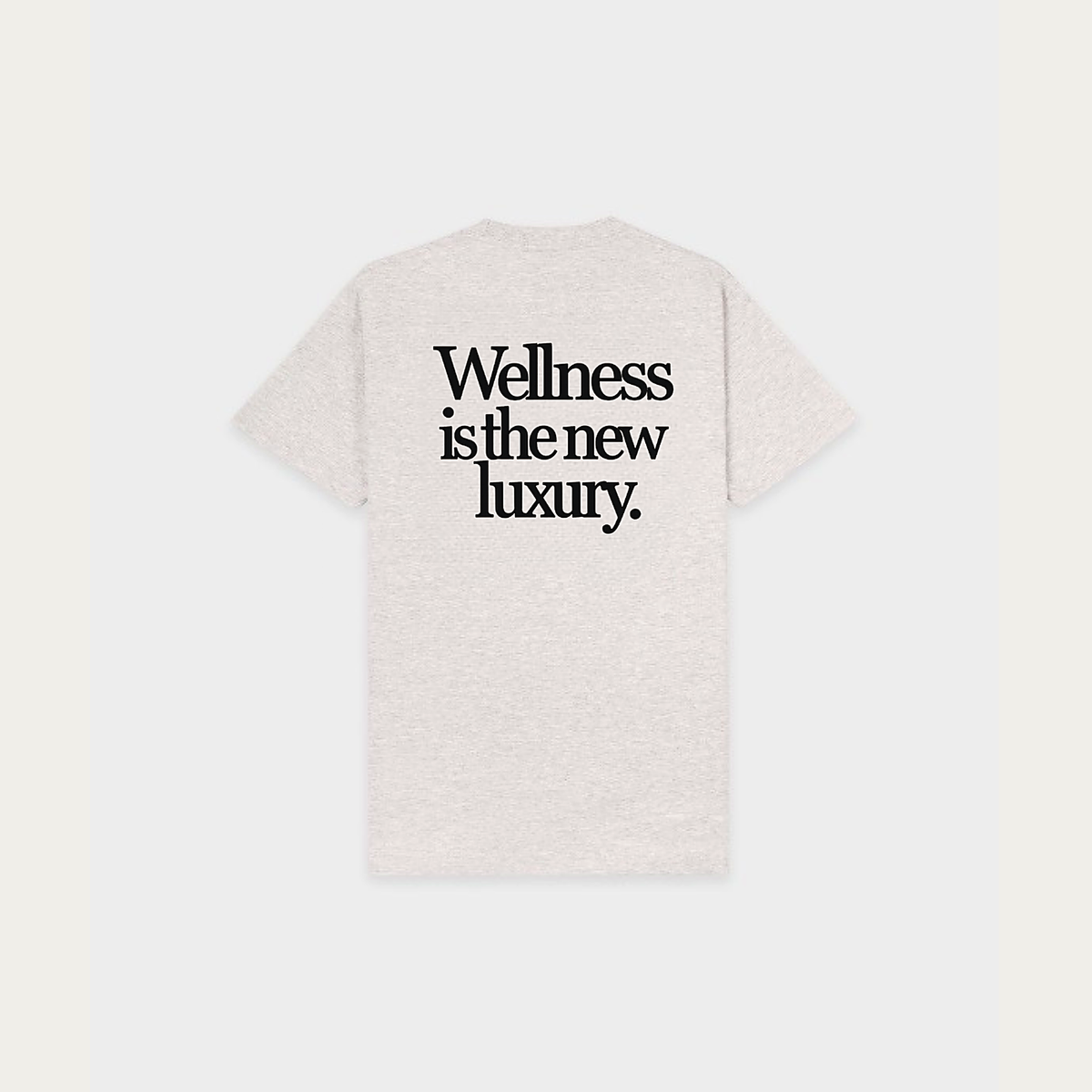 Sonder & Studios Wellness Tee — Heather Grey, back