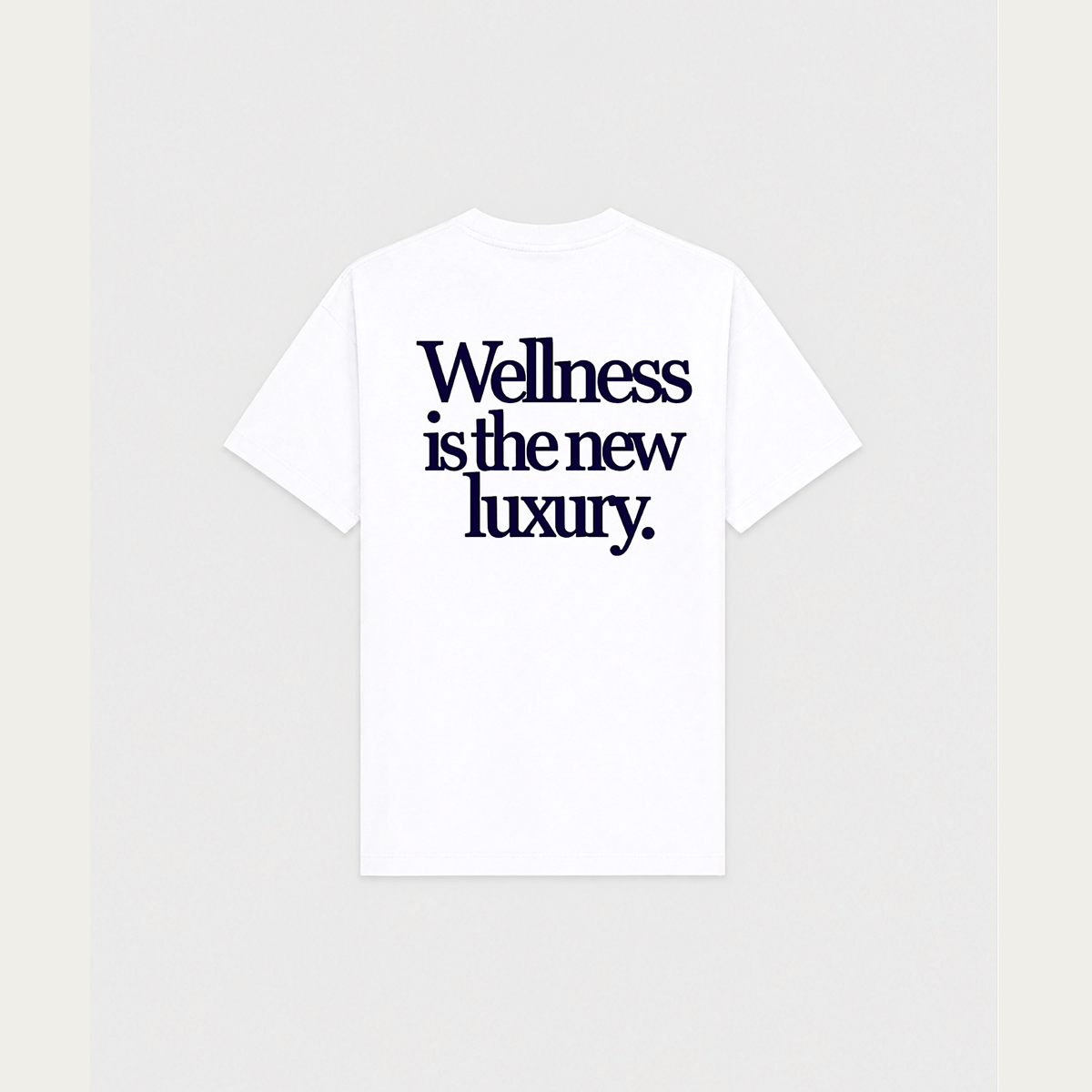 Sonder & Studios Wellness Tee — White, back